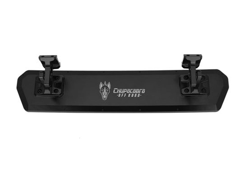 Chupacabra 16" Center Mirror Black NO CLAMP (requires 2 clamps for installation)