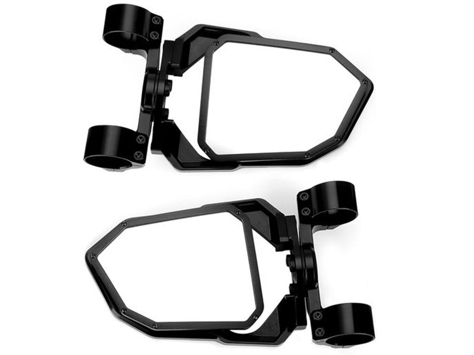 Chupacabra Cuero Race Side Mirrors Set- 1.75 / Black