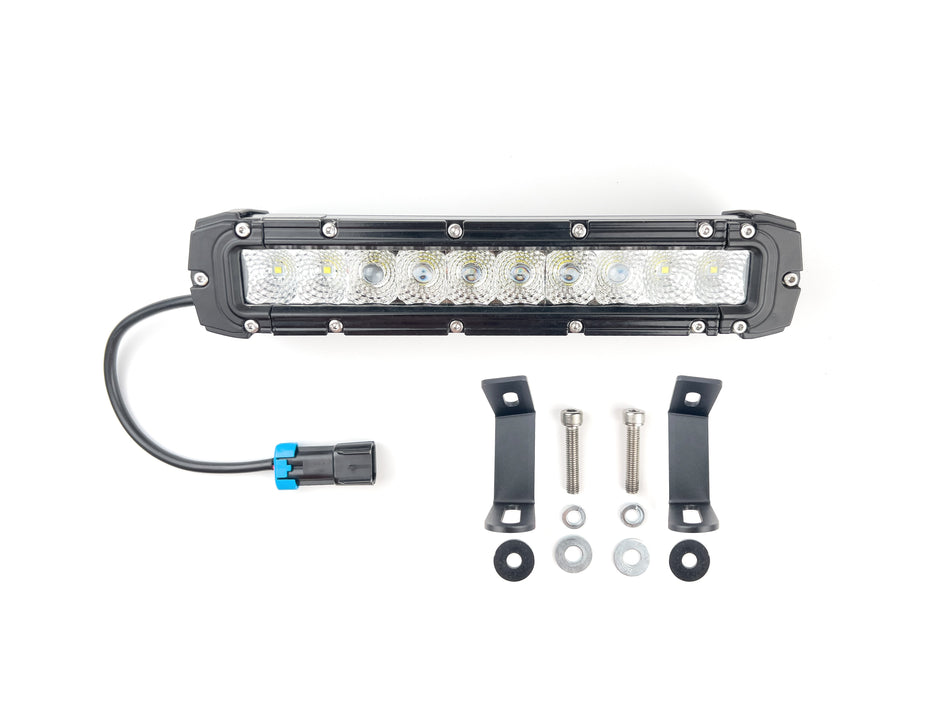 2024+ Polaris Ranger XD 1500 - 10" Single Row Light Bar Kit - L-Series Rocker