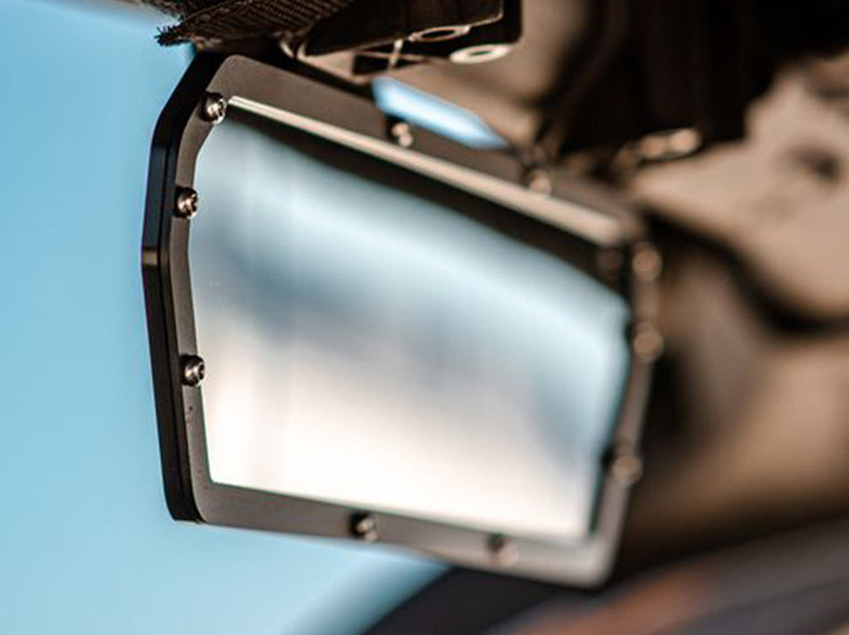 Chupacabra 11" Center Mirror Black NO CLAMP (requires 1 clamp for installation)