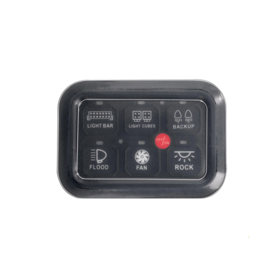 Waterproof Silicone Cover for 6 Gang Switch Panel