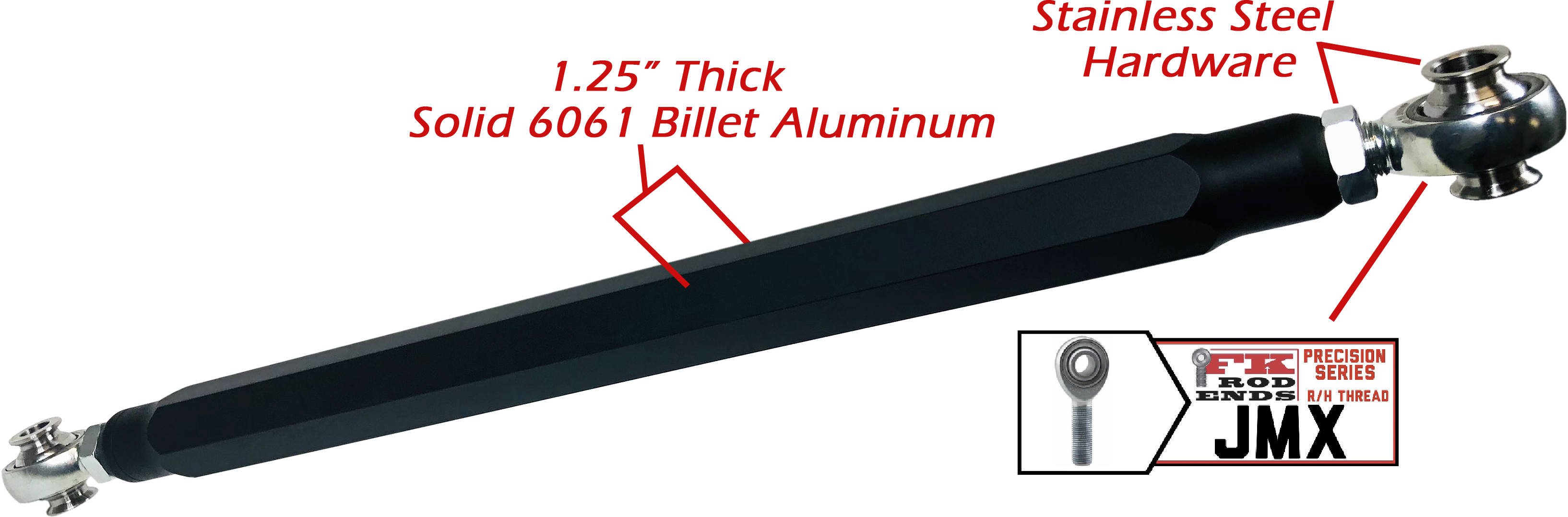 Can-Am X3 Billet High Clearance UPPER Radius Rods