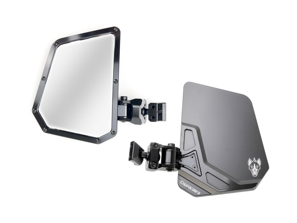 Chupacabra Cuero UTE Side Mirrors Set - Black - Defender Direct Door Mount