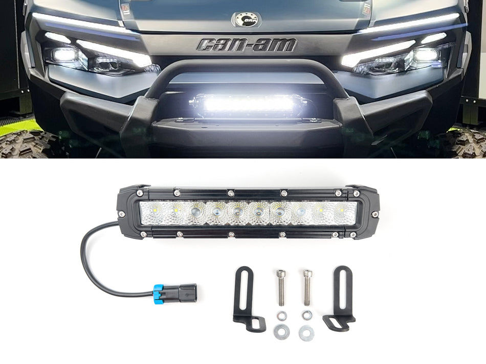 Can Am Defender HD11 - 10" Dual Row Light Bar Kit with Harness and Mounts