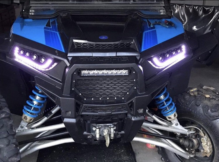 Polaris RZR Terminator Series Headlights [RGB HALO]