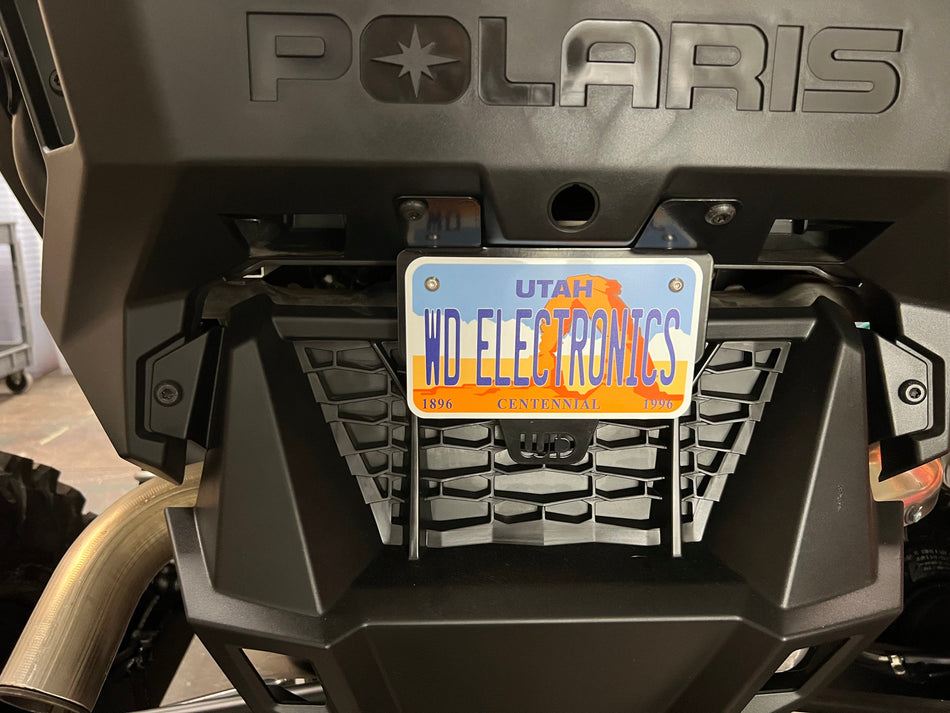 Polaris RZR Pro XP & Turbo R Center Mount License Plate Bracket