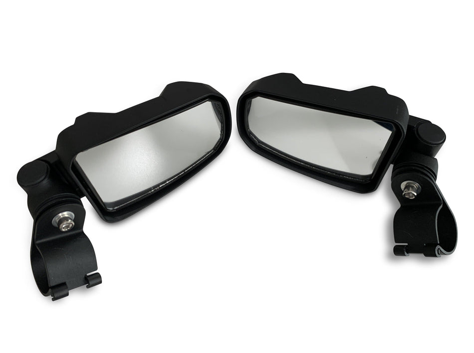 Aluminum 2.0" Clamp Mirror Set