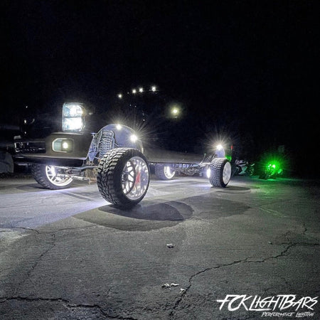 Pure White Rock Lights - Under Glow Kit
