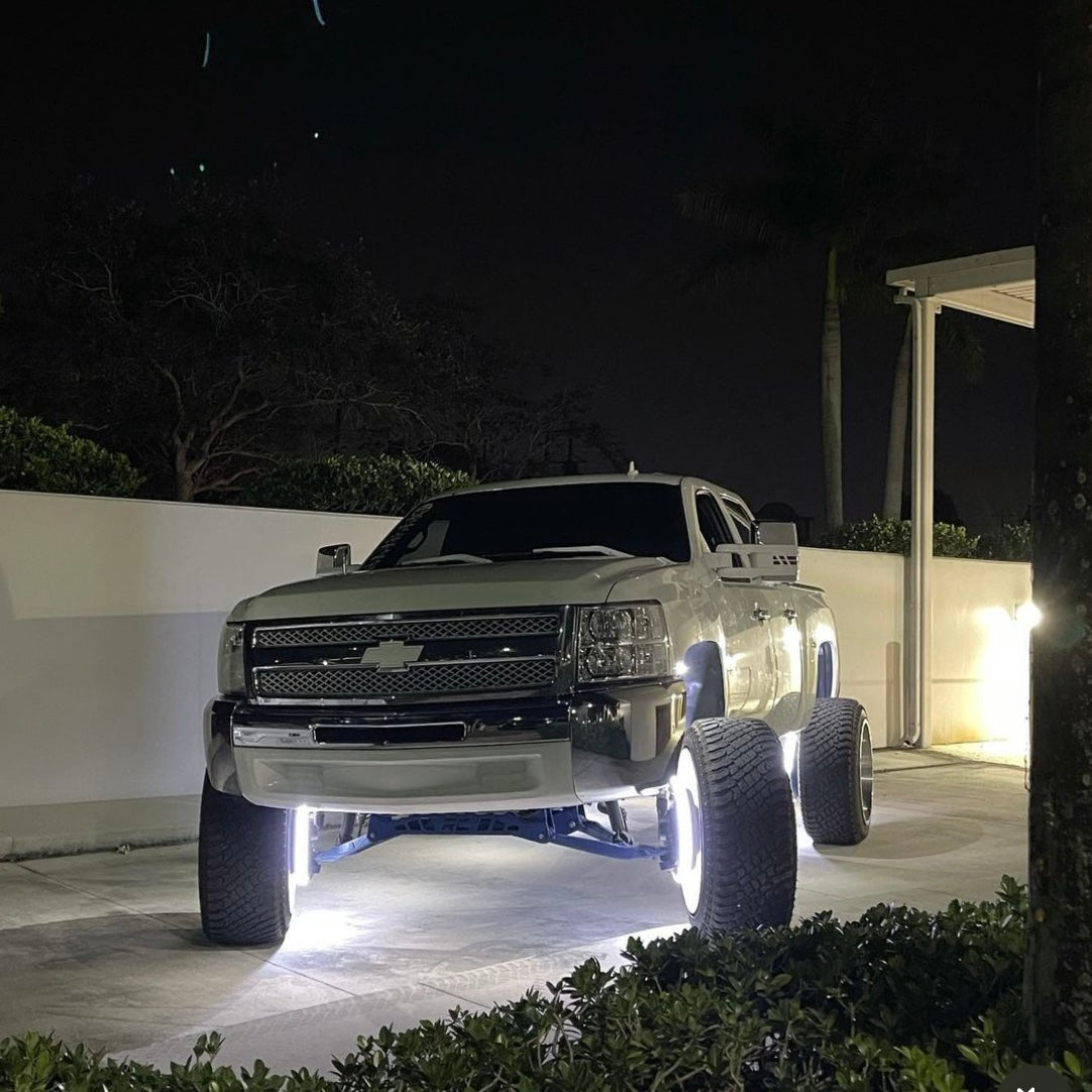 Pure White Wheel Lights