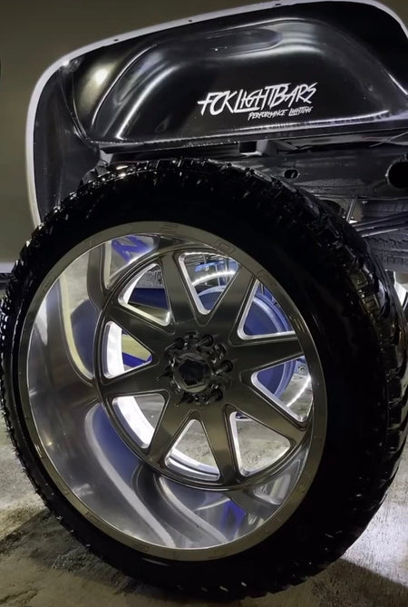 Pure White Wheel Lights