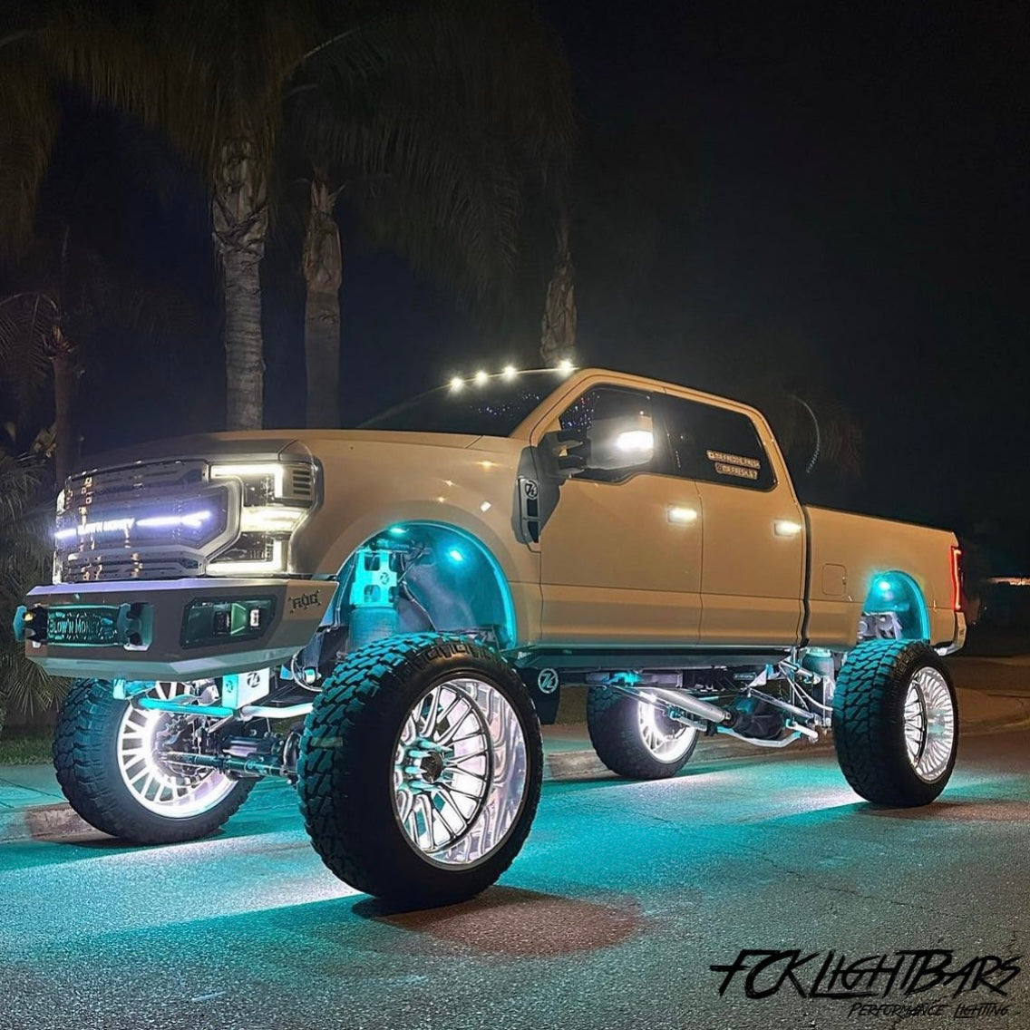 Pure White Wheel Lights