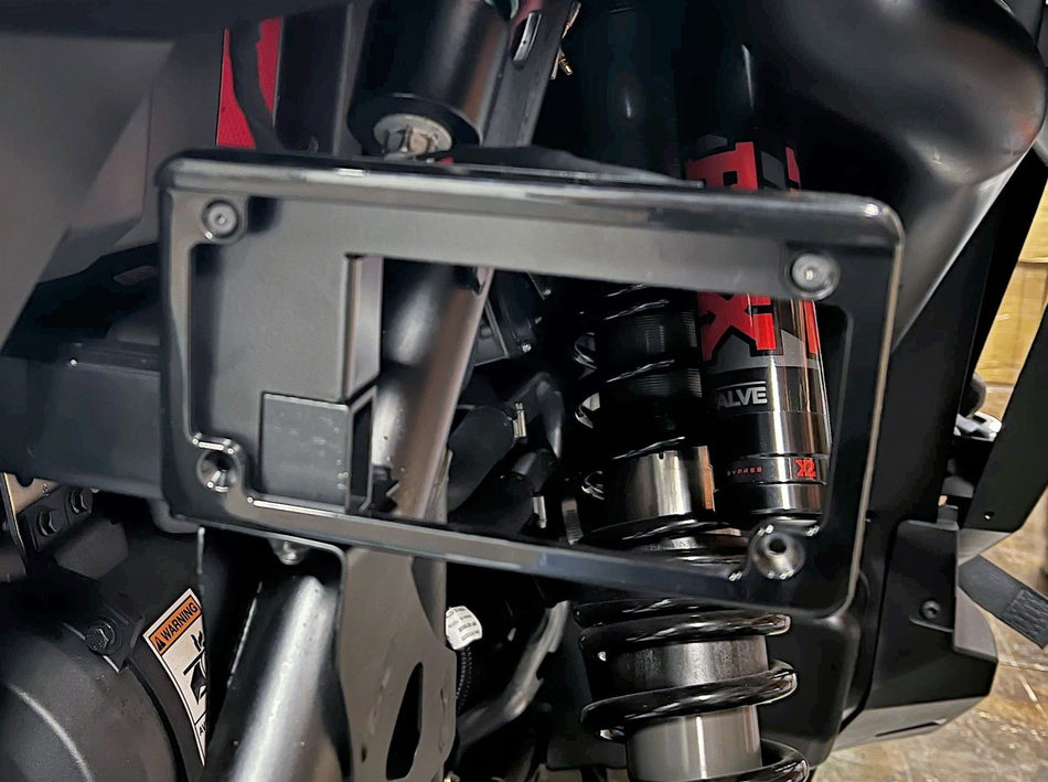 RZR Turbo R and Pro R Licence Plate Frame Chassis Mount