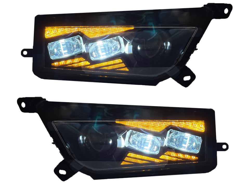 Spare Part: Polaris RZR (2014+, Non-pro)/General Replacement Headlights with Harness