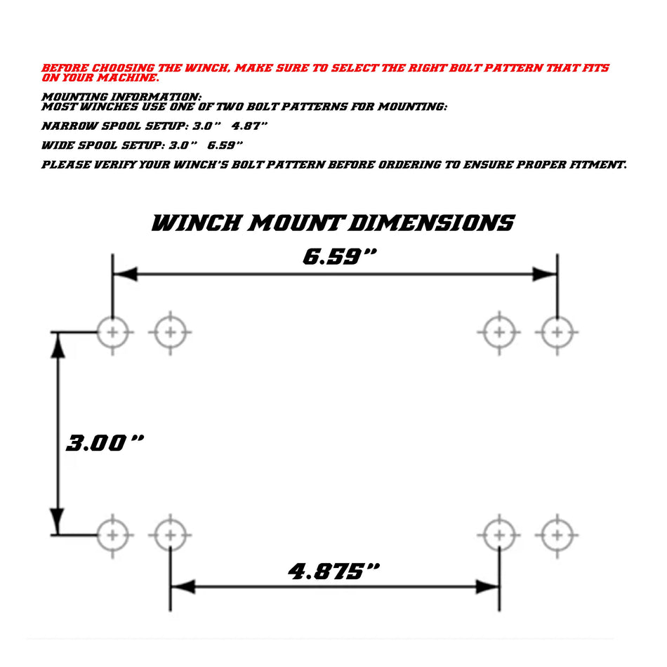 Heavy Duty Winch 3500 | Universal | Application