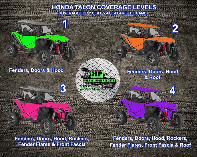 2 Seat Custom Talon Wrap