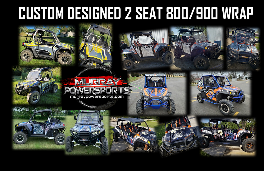2 Seat Custom RZR 800/900 Wrap