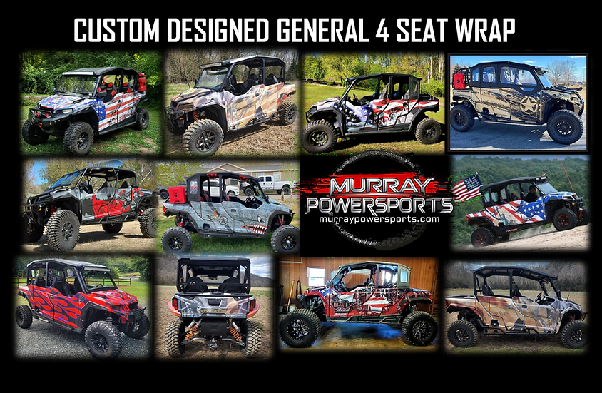 4 Seat Custom General Wrap (XP or non-XP)