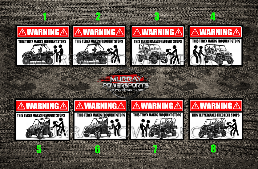 WARNING - This Teryx Makes Frequent Stops (size options)