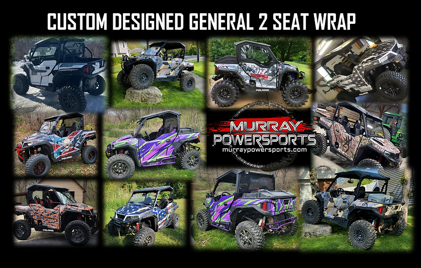 2 Seat Custom General Wrap (XP or non-XP)