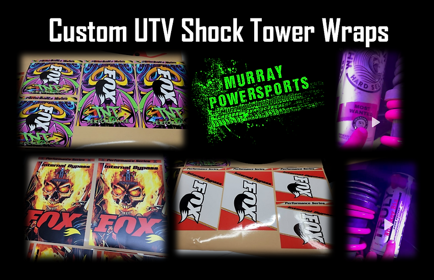 Custom Designed Shock Tower Wraps