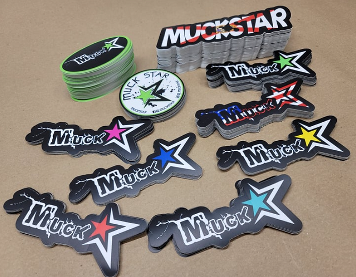 3" Full Color Printed Stickers