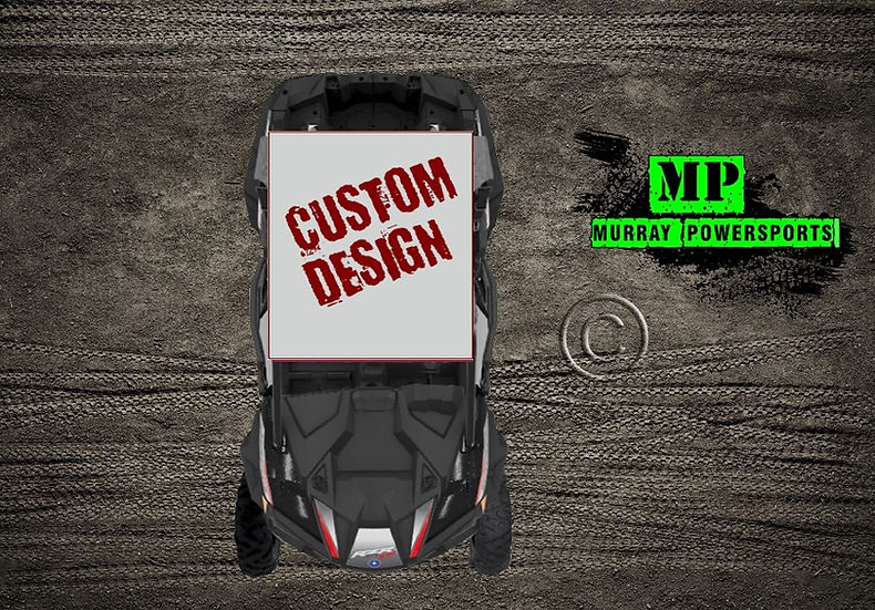 SXS/UTV/RZR 2 or 4 Seat Custom Roof Wrap