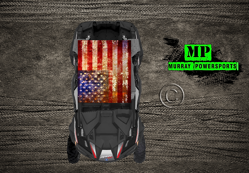 SXS/UTV/RZR 2 or 4 seat Roof Wrap/Decal (Truck/Car )