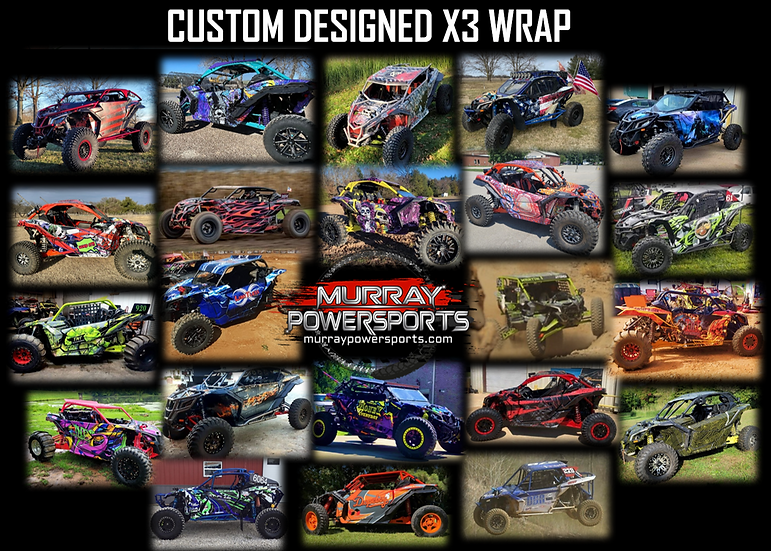 2 Seat Custom X3 Wrap
