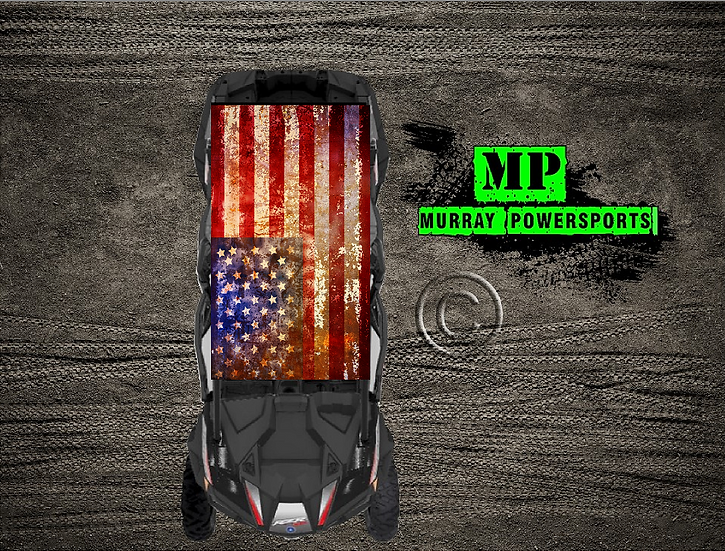 SXS/UTV/RZR 2 or 4 seat Roof Wrap/Decal (Truck/Car )