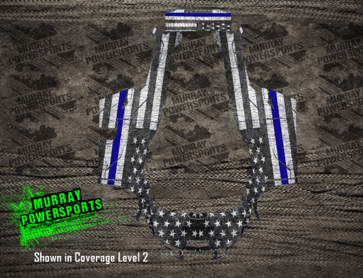 KRX Blue Line Flag Wrap