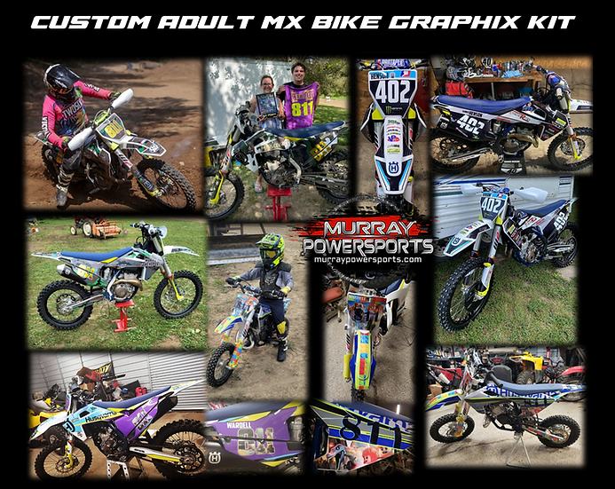 Adult/Full Size MX Bike Graphix Kit