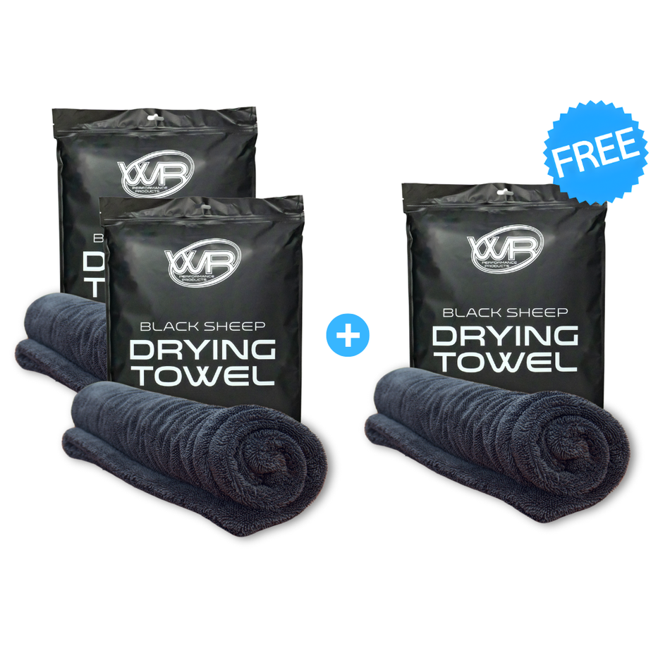 3 Pack of Black Sheep Drying Towels