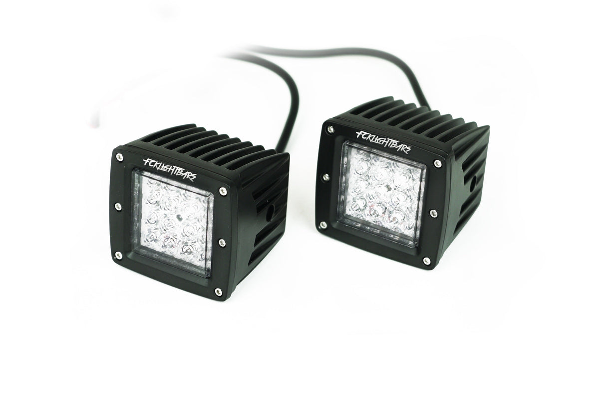 Dual Purpose Chase Pods AMBER/WHITE [SOLD AS PAIR]