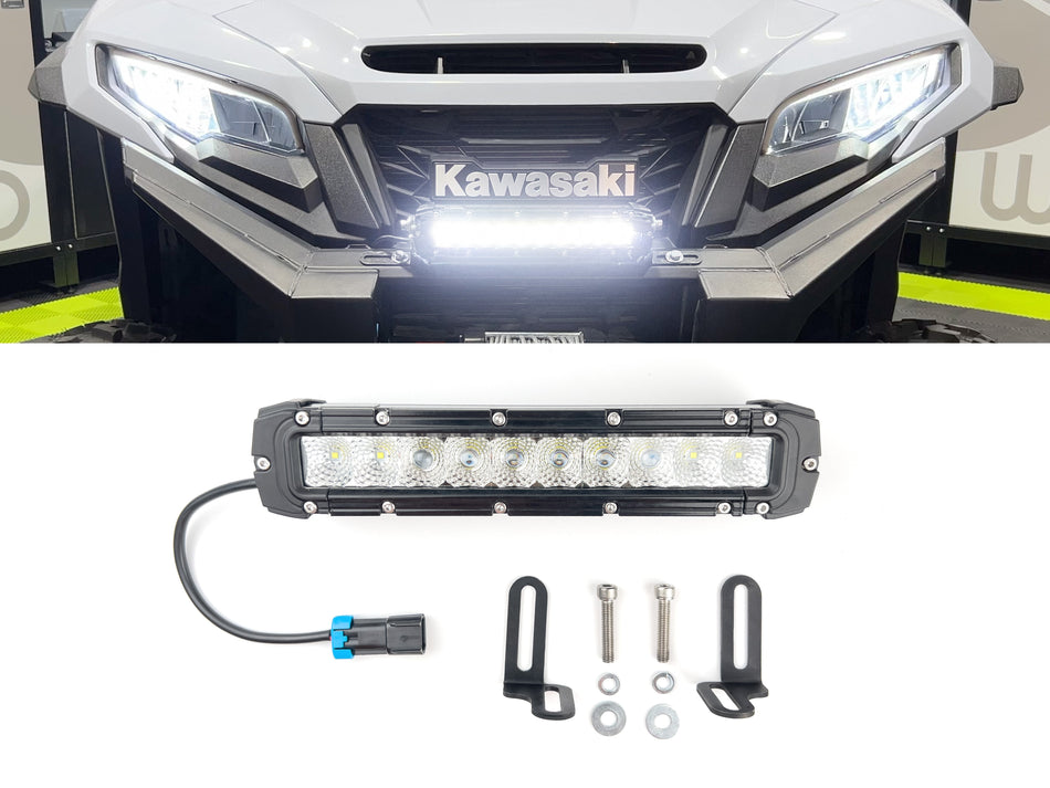 Kawasaki Ridge - 10" Single Row Light Bar Kit with Harness and Mounts